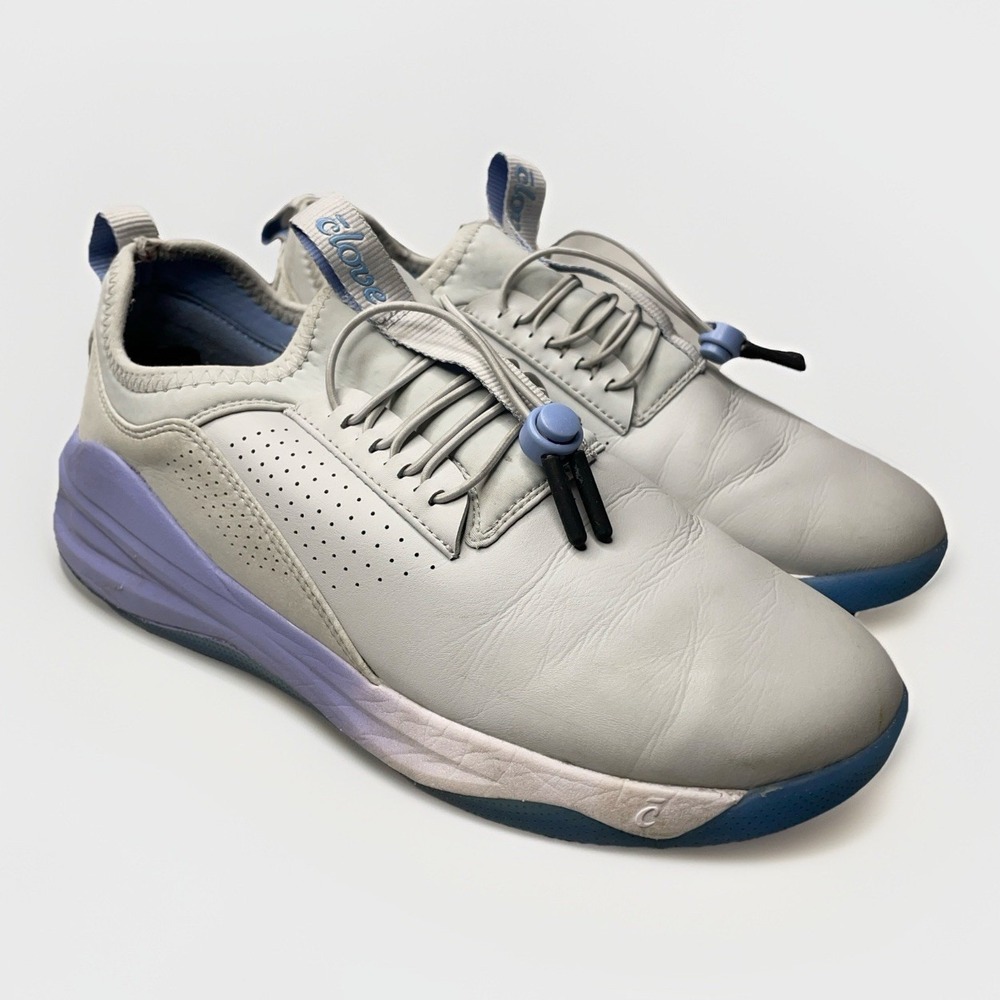 Clove Shoes Womens Size 8.5 Mens 7 Wide Blue White Comfort Nursing Sneakers